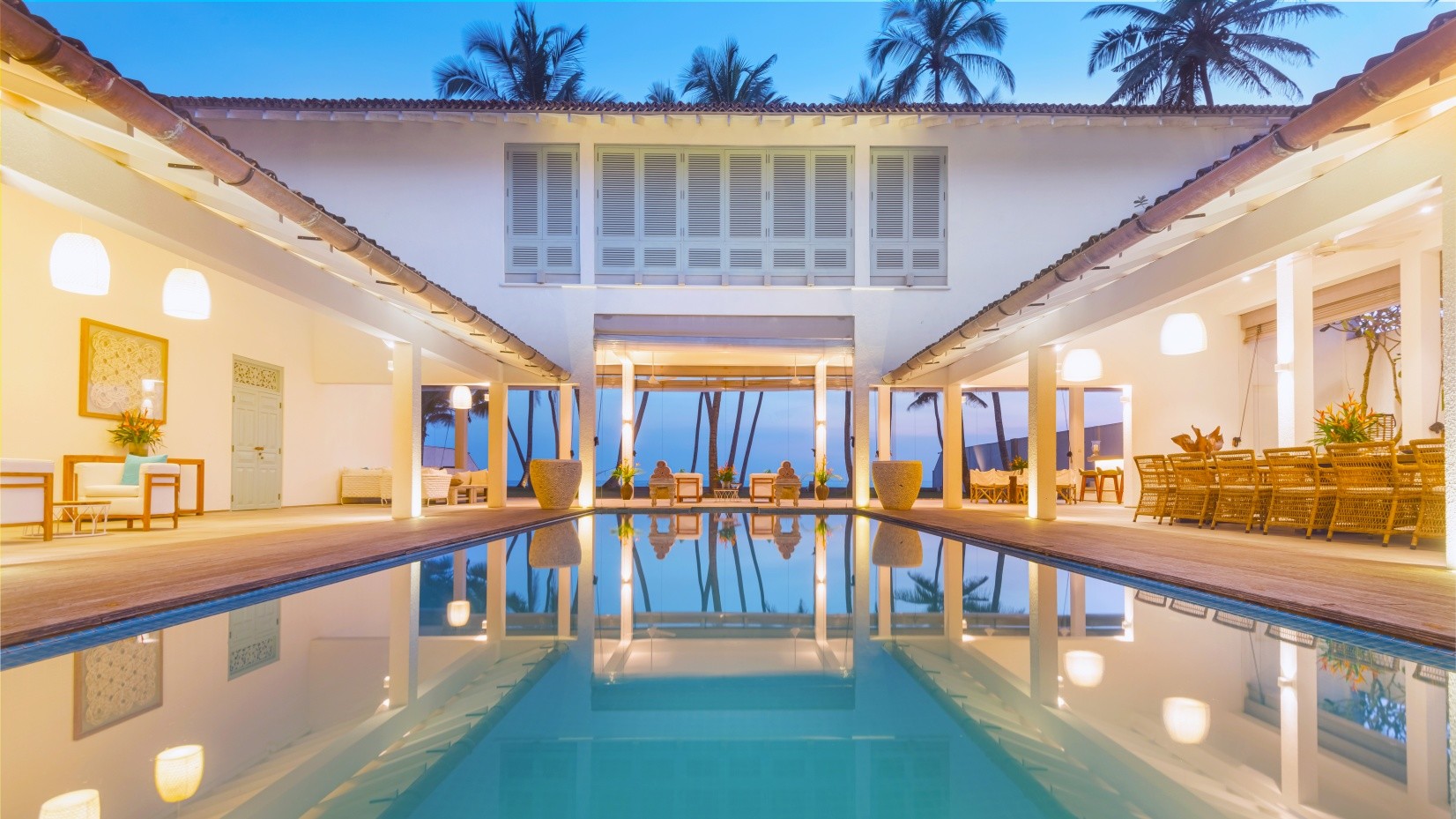 Amazing beachfront villa in Sri Lanka